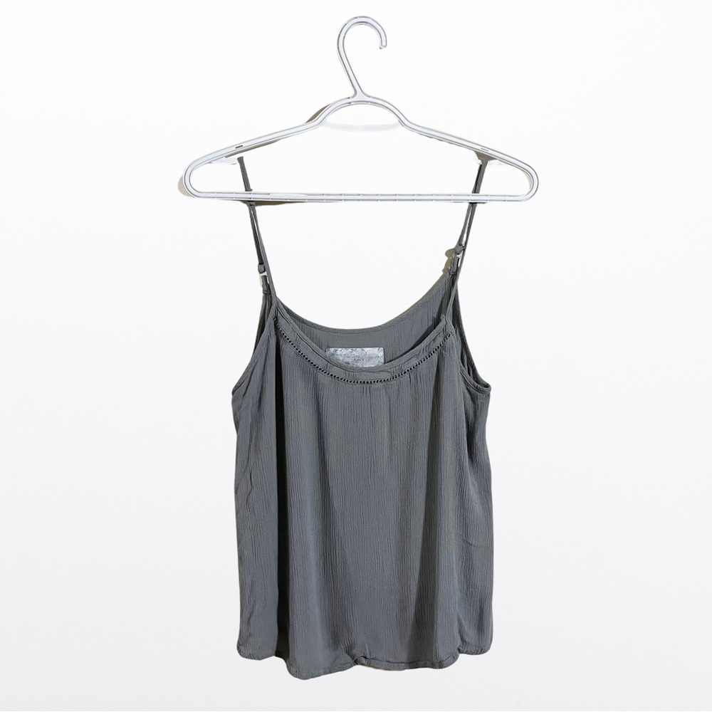 Melissa & Marley Muted Blue Grey Tank Top Shirt